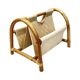 Vintage bamboo magazine rack – boho style / Mid-Century Modern, 1970s