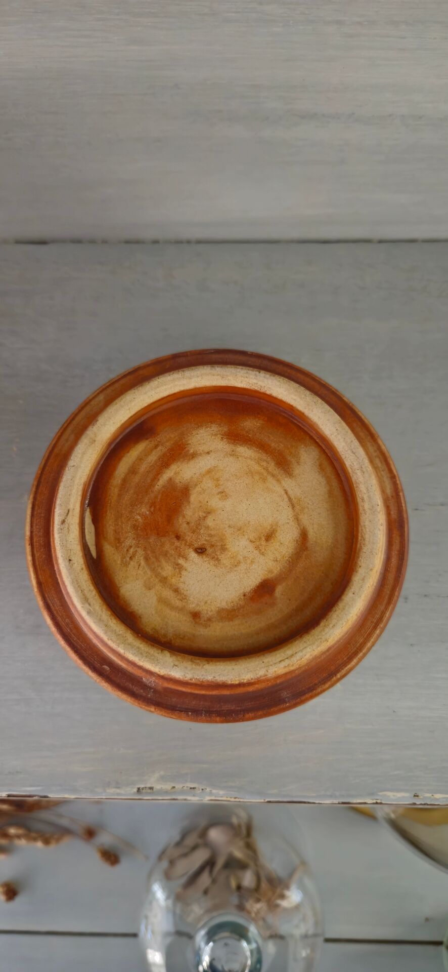 Vintage Vallauris stoneware pot from La Colombe