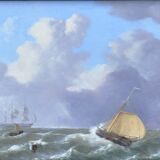 Painting de vries emanuel (doordrecht 1819-1875) - dutch school