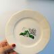 10 flat plates in Earthenware Digoin Bayeux Model, mountain chalet / naïve