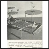 Vase moderniste rare des années 1930, signé Thonet Frères Paris, modèle B140