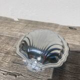 Silver plated butter dish shell 1950