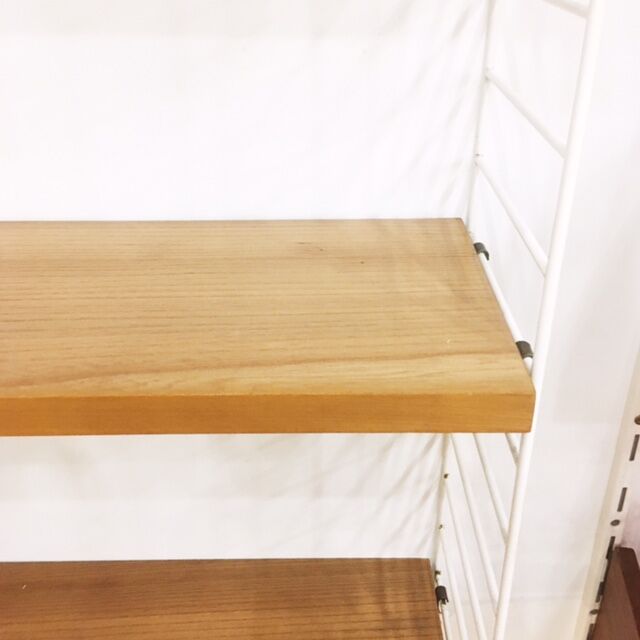 The Ladder Shelf wall unit, designed by  Kajsa & Nils Strinning for String, 1960s