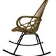 Vintage Dirk van Sliedregt Rohe Noordwolde rattan rocking chair