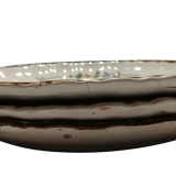 3 plates made of 18th century earthenware