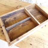 Farmhouse table in raw wood