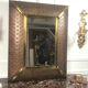 Mirror in metal and copper, dated around 1970 - 52 cm x 33 cm