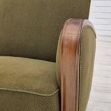 1950s, Danish 3 seater sofa in original very good condition, oak wood.