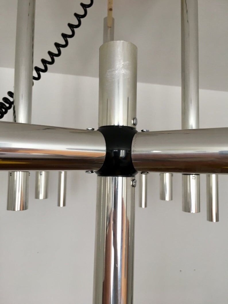 Atomic chandelier by Robert Haussmann for Swiss Lamps International