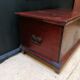 Large vintage chest old wooden trunk