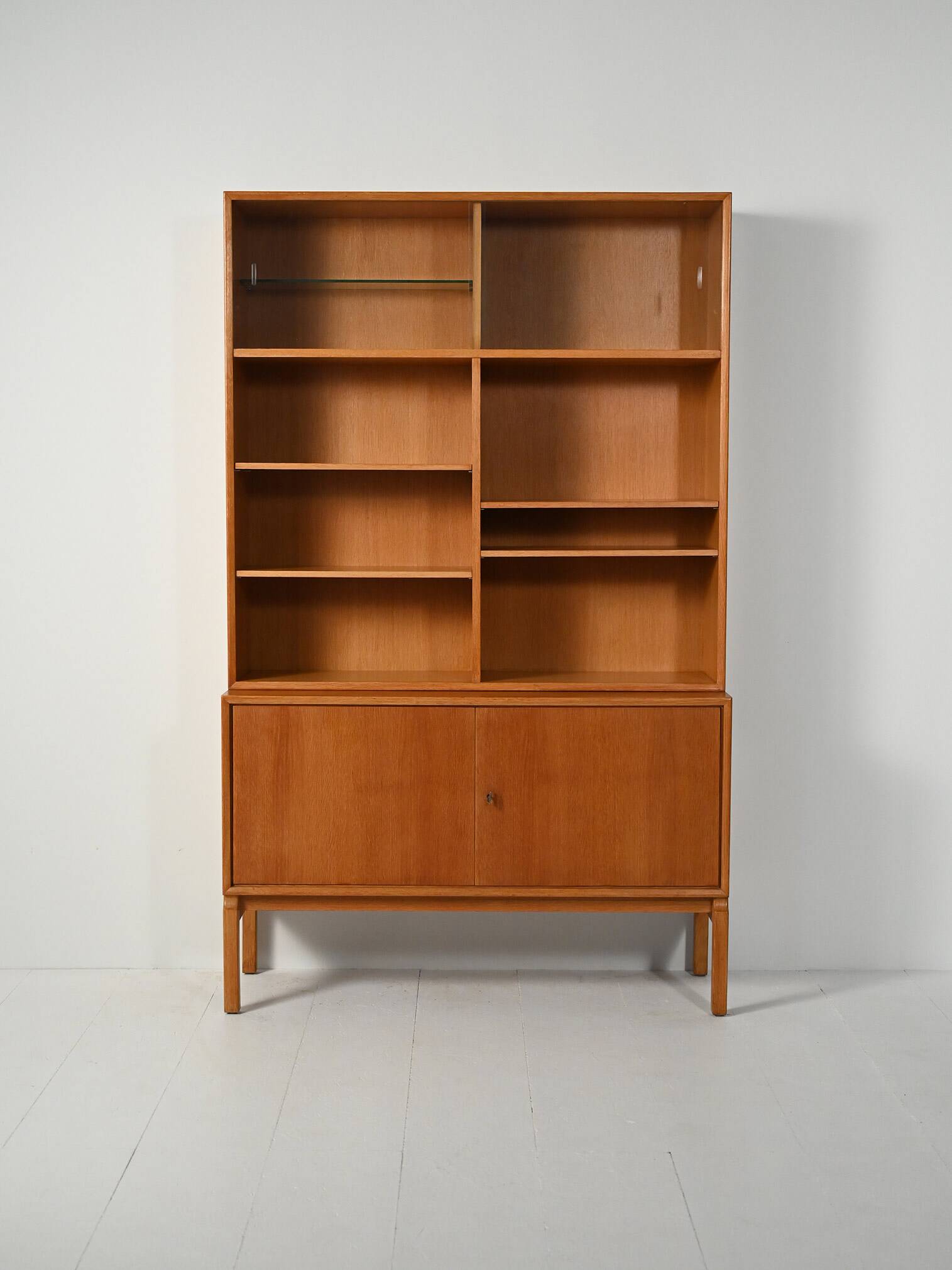 Bookcase with showcase by Marian Grabinsky for IKEA