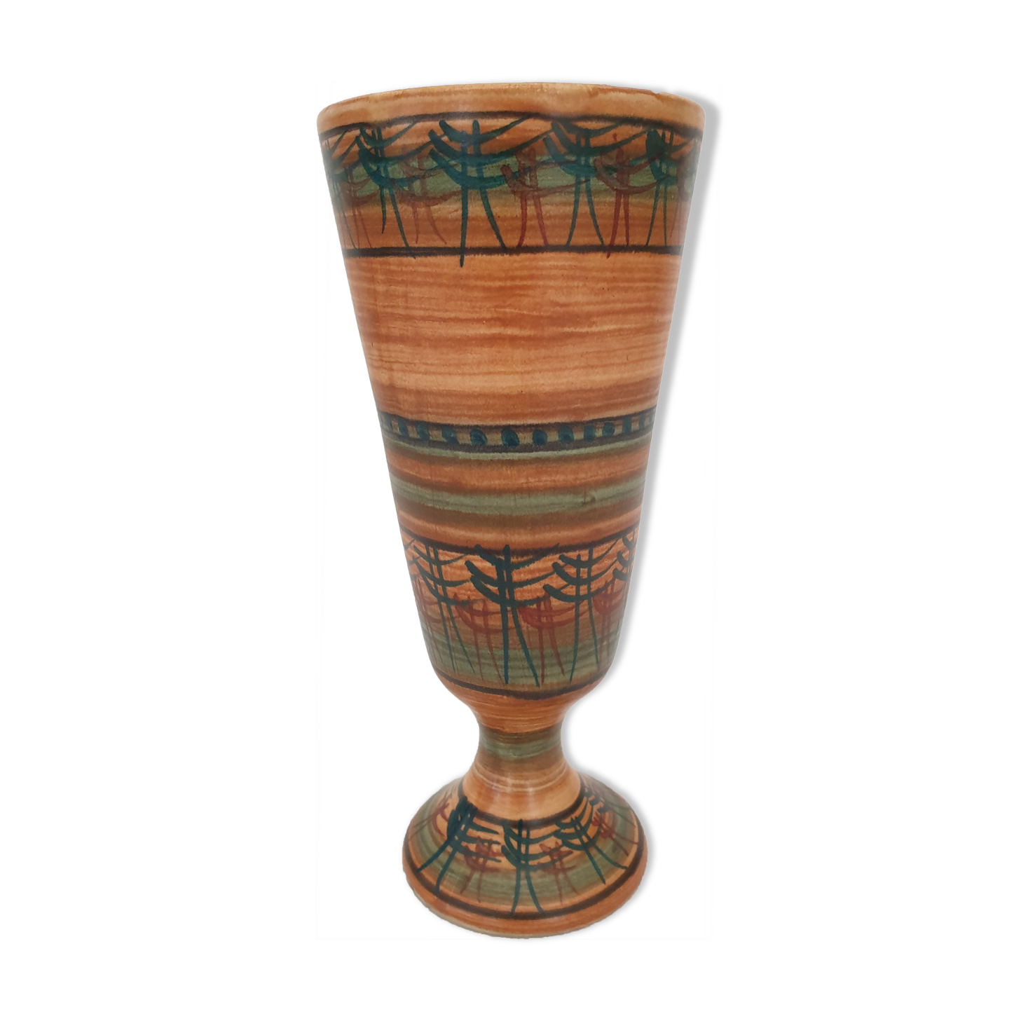 Vase Calice Vallauris by Michel Gorgeon 1950s