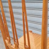 Chiavarine chair in wood and straw