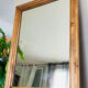 Large 19th century wall mirror in solid wood (available)