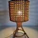 Bamboo bedside lamp and canning