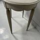 Art Deco style guéridon in patinated beech, 20th century.