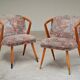 Pair of armchairs / chairs with armrests by Ludvik Volak
