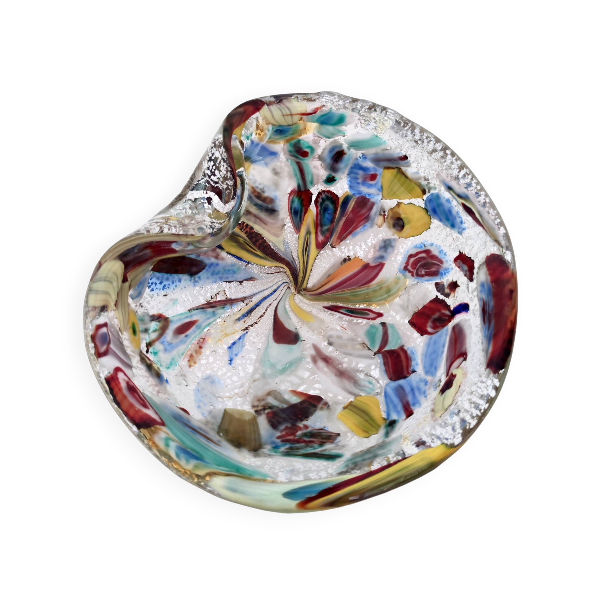 Murano Glass Ashtray / Vide-Poche by Giulio Radi for Avem