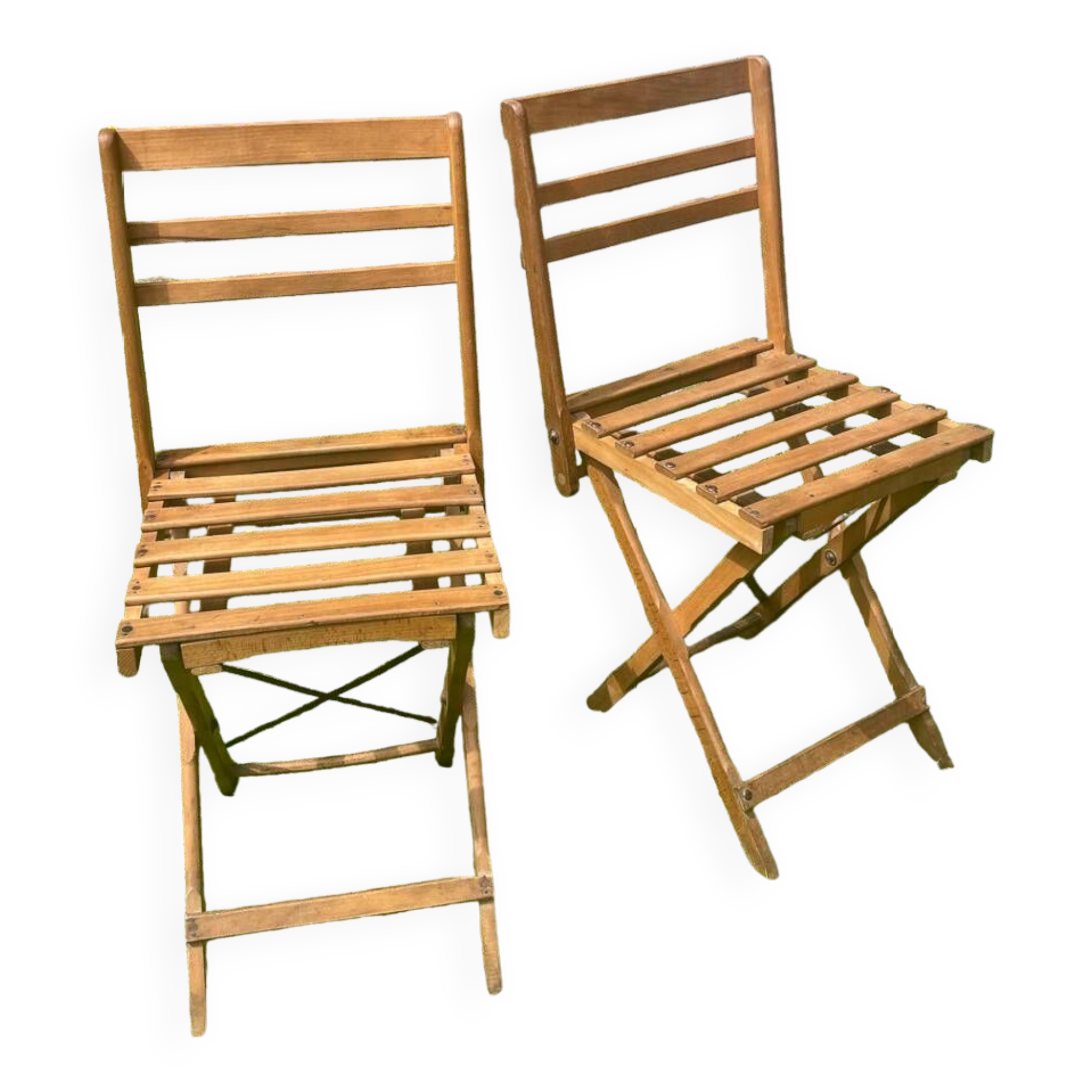 Pair of vintage children's chairs