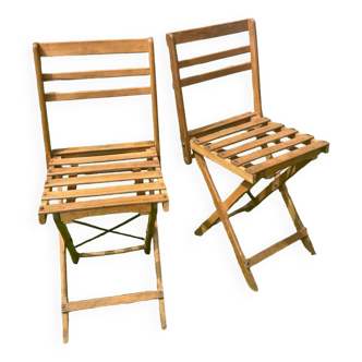 Paire de chaises d’enfant vintage