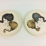 Plates Vallauris Le Brescon 1950