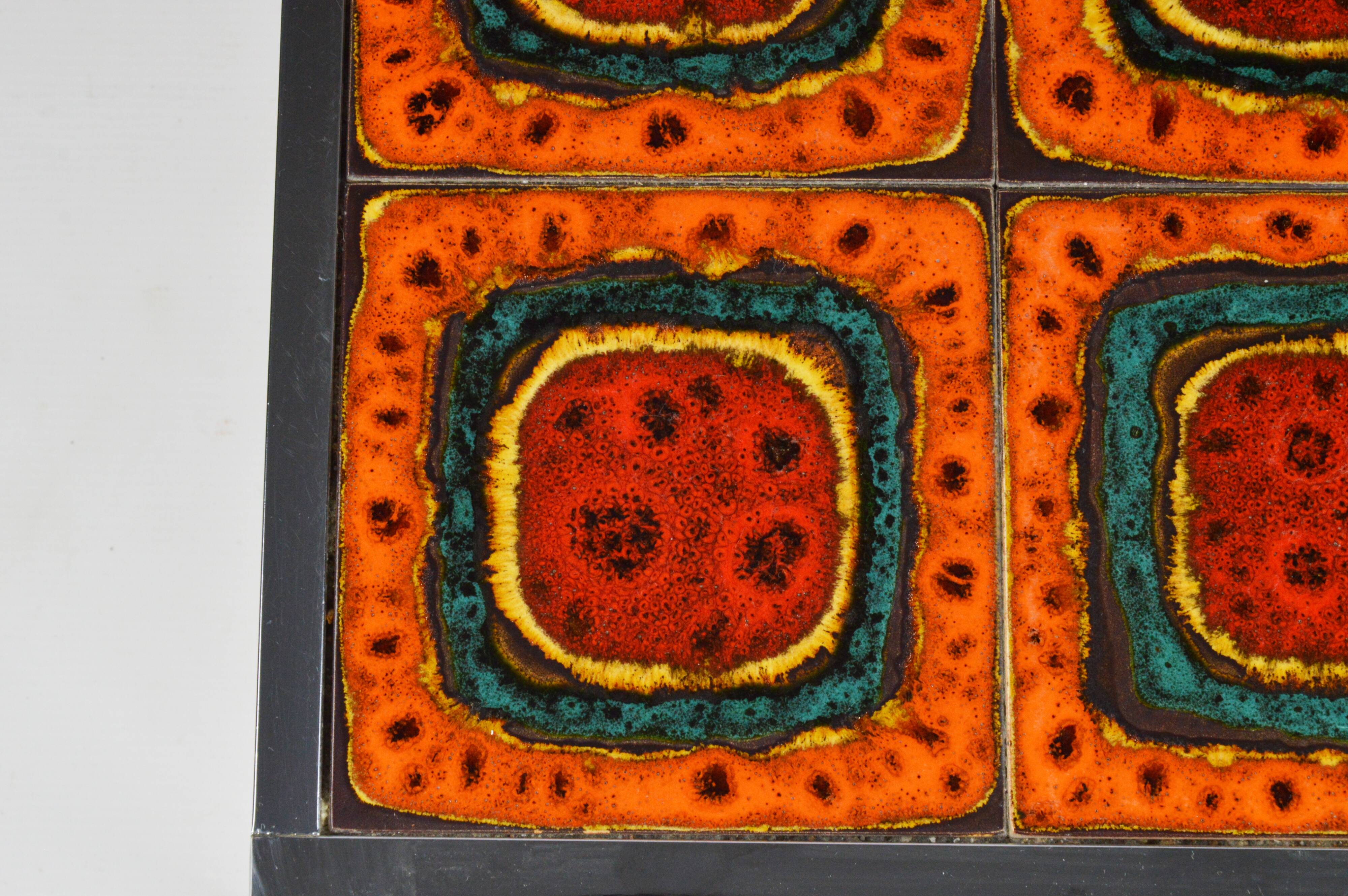 Vintage Ceramics Table, 1970s