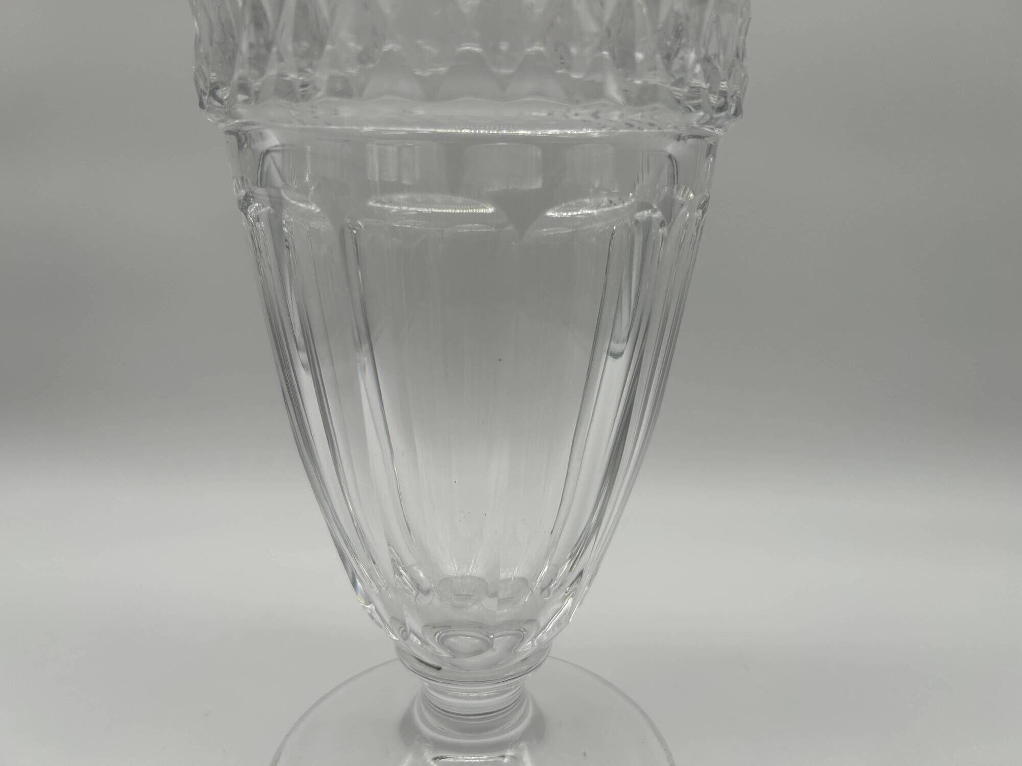 Crystal vase from Val Saint-Lambert - Gary model