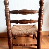 1940s Dudouyt style low chair