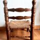 1940s Dudouyt style low chair