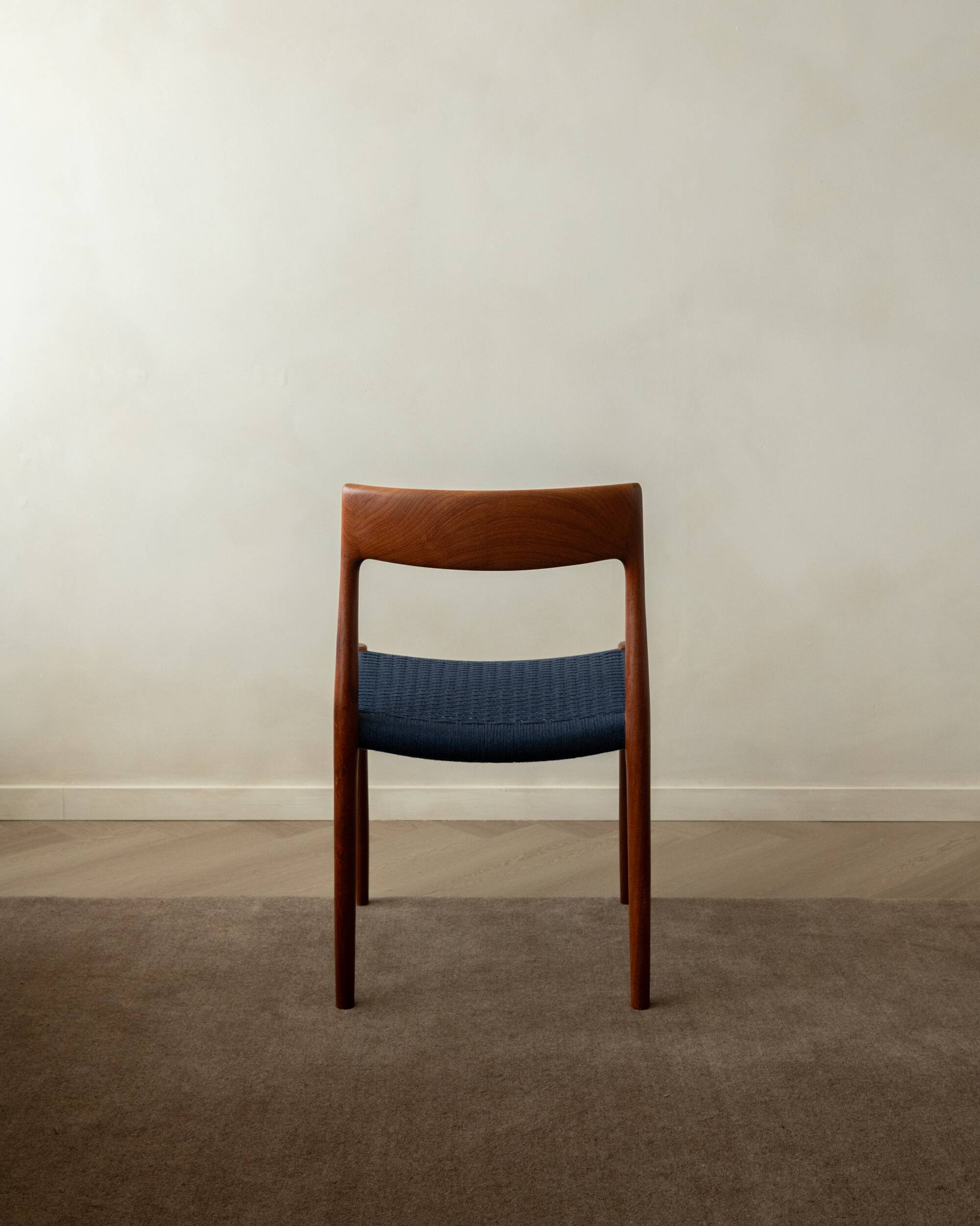 Danish Modern Teak Dining Chairs Model 77 Niels Otto Møller 1960s, Set of 6