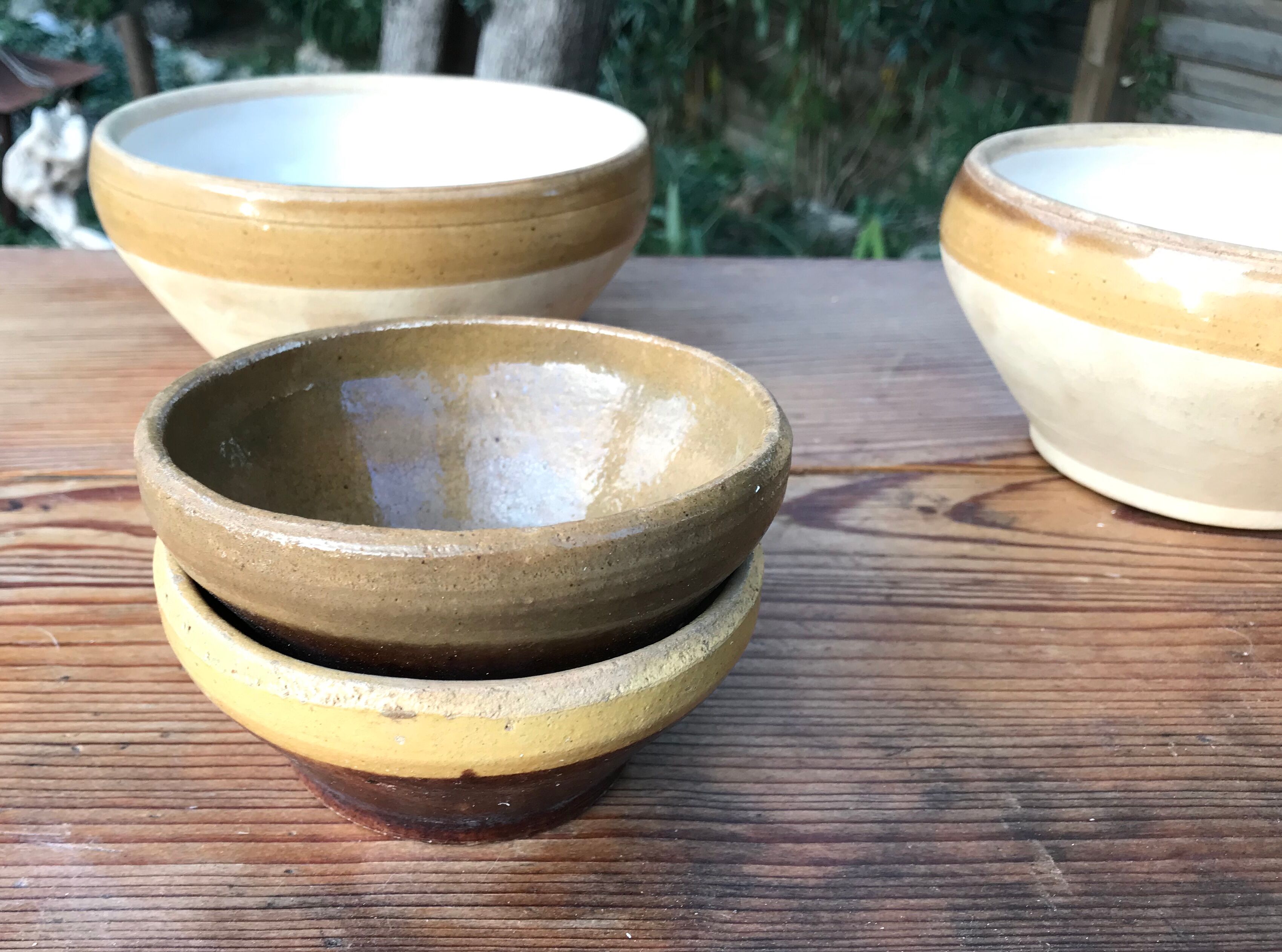 Sandstone bowls