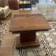 Double art deco oak desk