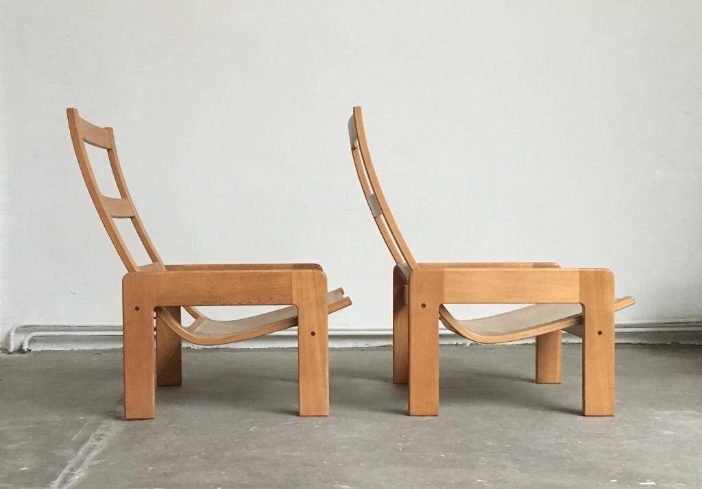 Vintage lounge chair set in Swedish beech by Yngve Ekström for Swedese, 1970s.