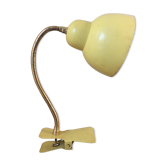 Yellow vintage pincer lamp