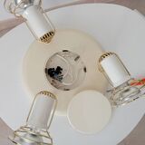 Triple spot ceiling light vintage 80s