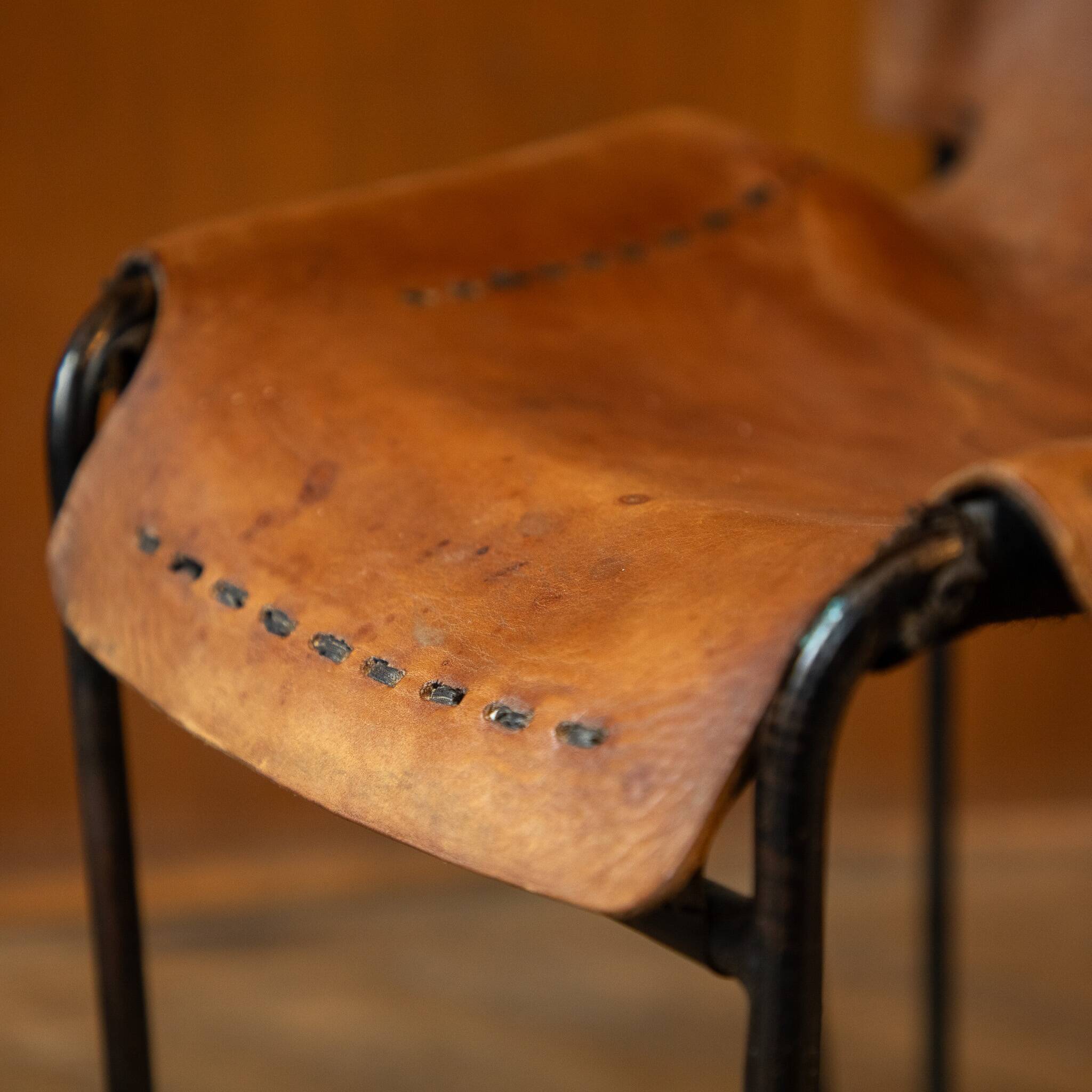 Stackable chairs by Raoul Guys, France 1950s