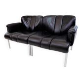 Girsberger Eurochair leather sofa 2-seater