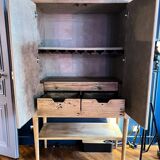 Bar cabinet on stand