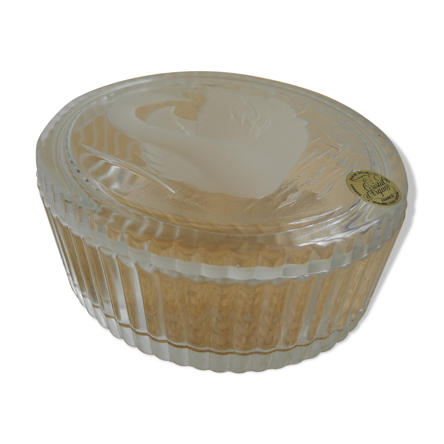 Vintage Arques crystal candy box