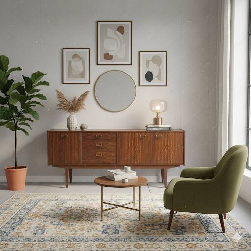 Vintage mid-century NATHAN enfilade