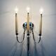 Vintage Italian neoclassical wall sconces in Hollywood Regency style, set of 3.