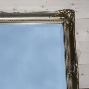 Large Bevelled Wall Mirror Ornate Vintage