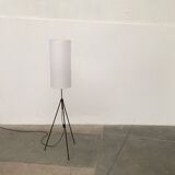 Mid-century minimalist tripod floor lamp, 1960s.