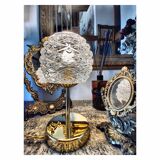 Triptych of pine cones lamps
