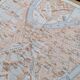 Printed in 1909, map of Verona (Verona), Veneto, Italy.