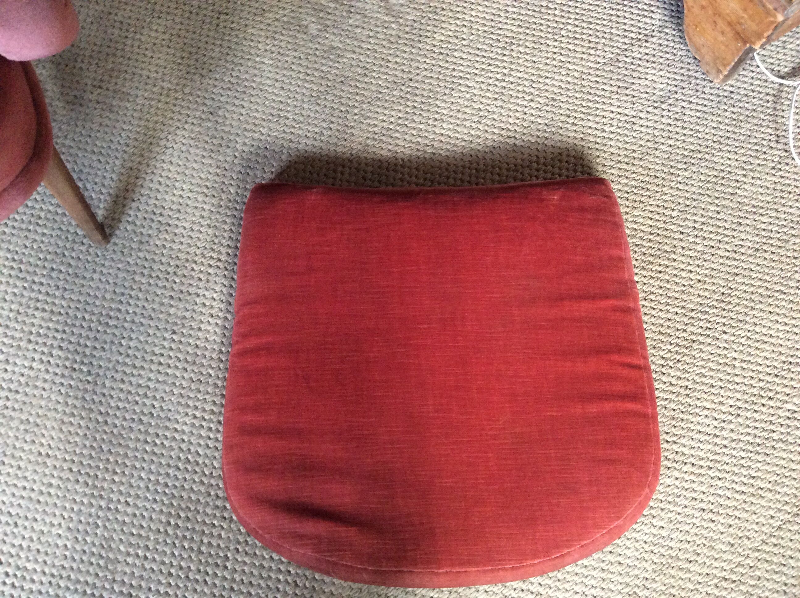 Velvet armchair