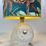 Scarnicci Travertine Table Lamp, 1970s