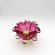 Bowl Ashtray Josef Hospodka Chribska Sommerso Rose 14cm 1.78kg