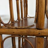 Bamboo and rattan shelves from the 60s/70s