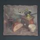 Still life at breakfast, painting, 45 x 50 cm